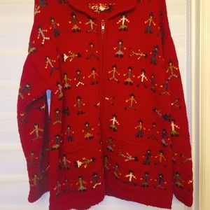 Peruvian 100% wool Christmas Sweater